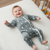 Baby Romper For Winter Grey Snow man