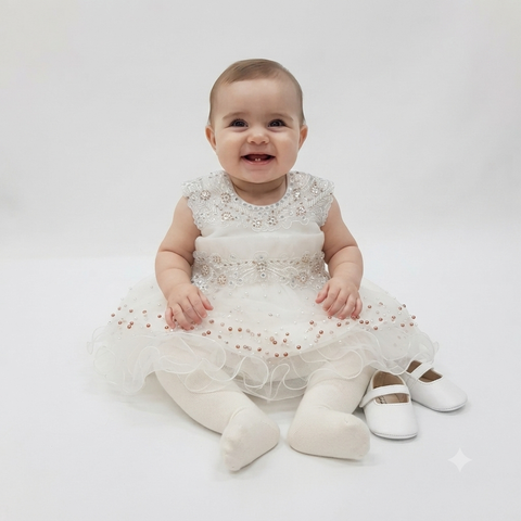 Fancy Princess Frocks White
