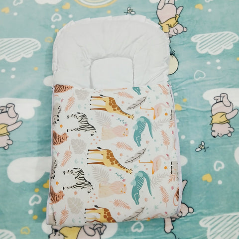 Stylish Carry Nest frill style white Animals - vol 8