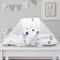 Mosquito Net white blue stars