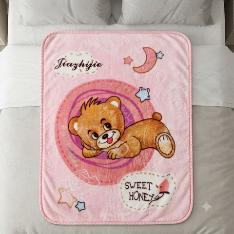 Imported Baby Blanket Double Ply pink sweet Honey