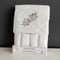 Baby Bath Towel With 4 Face Towels White