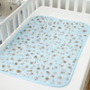 Diaper Changing Sheet Brown hearts
