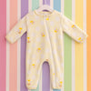 Baby Romper For Winter yellow penguin