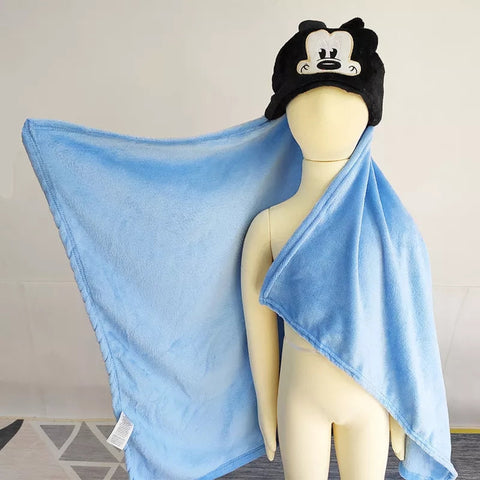 Blanket Shawl Blue mickey
