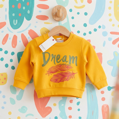 Warm Sweat Shirts Yellow Dream
