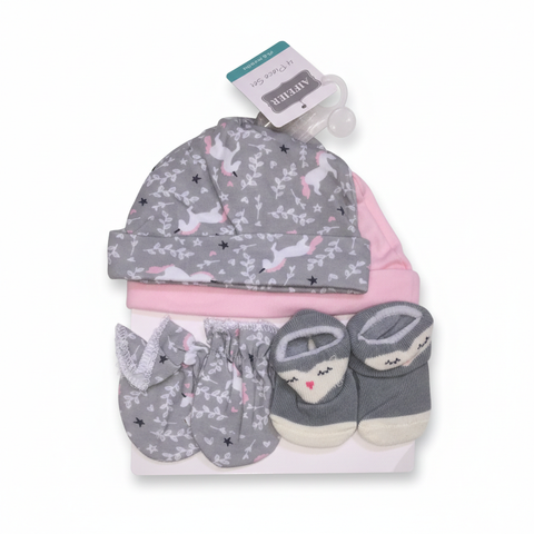 Cap Set grey unicorn