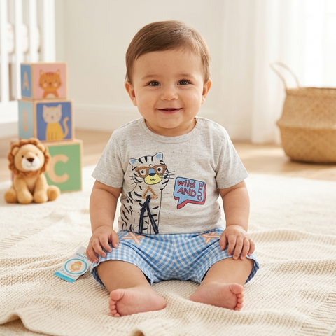 Boy Suit For Summer wild and cute