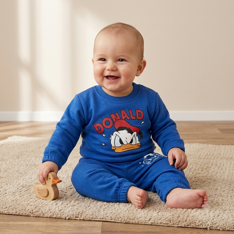Warm Baby Track Suit Donald (3 to 12 months) Blue