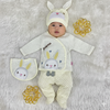 4 Pieces Baby Suits For Summer princess rabbit