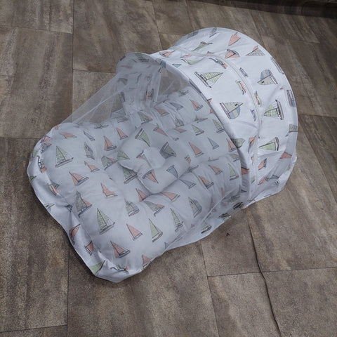 Mosquito Net white muti boats