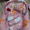 6 Pieces Rattle snuggle peach cats