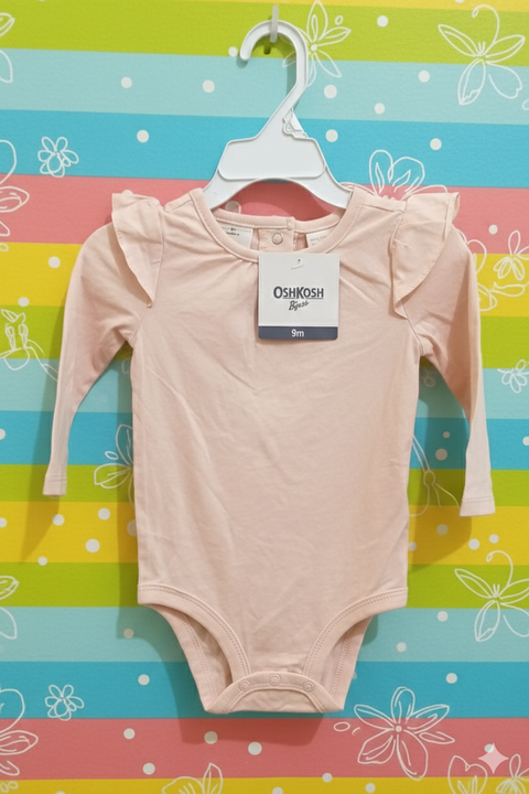Imported Baby Body Suit Simple Pink