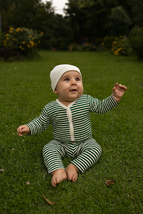 Night Suit green  lining