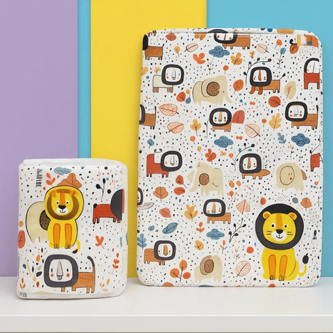 For Baby - Fur Blanket - White - Lion Kingdom