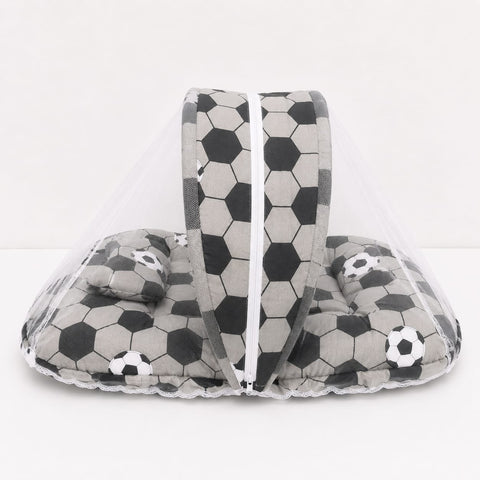 Mosquito Bed Net - grey football