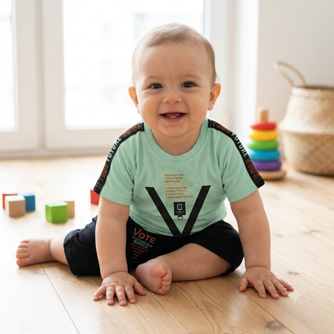 Baby Suit For Summer V Light Green