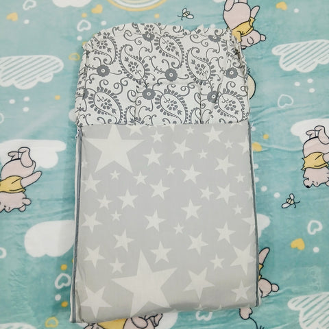 Stylish Carry Nest frill style Grey White Stars - vol 5