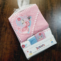 Baby bath towel with 4 face towels