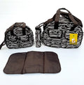 IMPORTED BABY BAG SET - BROWN
