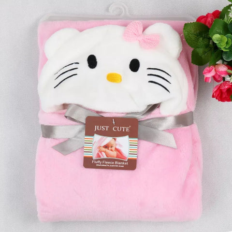 Blanket Shawl Light Pink Kitty