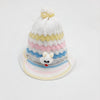 PCAP Woolen white - yellow pink blue