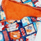 Warm Wrapping sheet orange  - animal