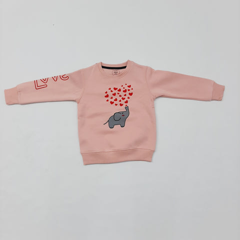 Warm Sweat shirts pink - elephant