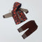 Baby suit for winter Brown - spiderman