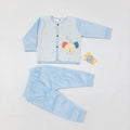 Baby suit for winter blue - elephant