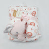 Emporio Blanket With Neck Pillowpink elephant