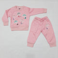 Warm Track suit pink - umberalla