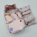 5 pieces Baby carrier pink - multi stars