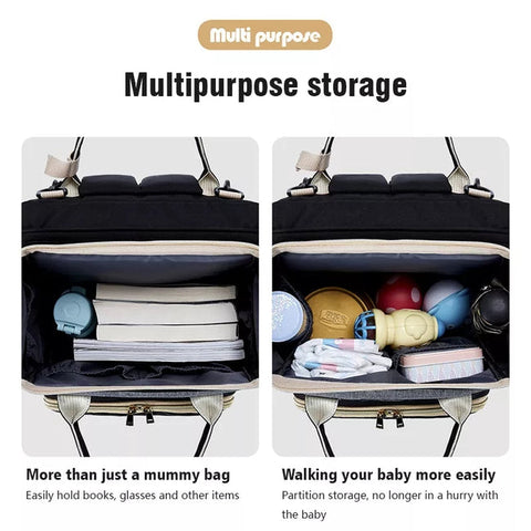 2 In 1 Bag Bed Grey