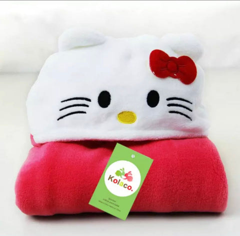 Blanket Shawl Red kitty