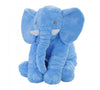 Elephant baby pillow blue