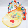 Baby play gym mat with piano music owl