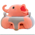Imported Sofa Seat pink grey elephant