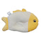 Fish head pillow yellow
